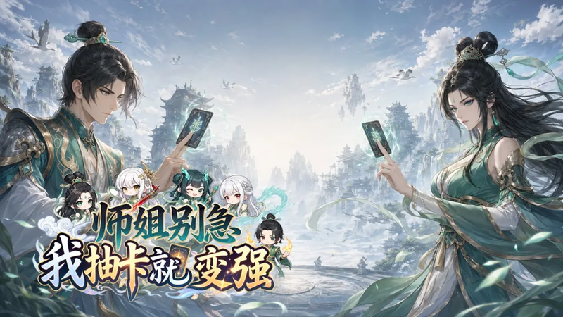 师姐别急，我抽卡就变强 参悟天机中有无敌和伤害- 关先生资源站